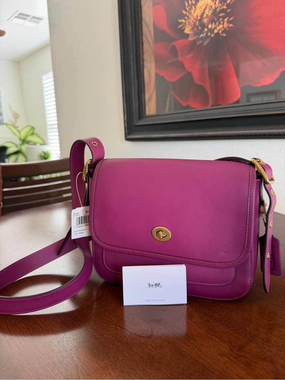 Coach Rambler Crossbody 89127 - Hibiscus